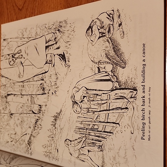 Ojibwa Indians Coloring Book - Picture 6 of 9